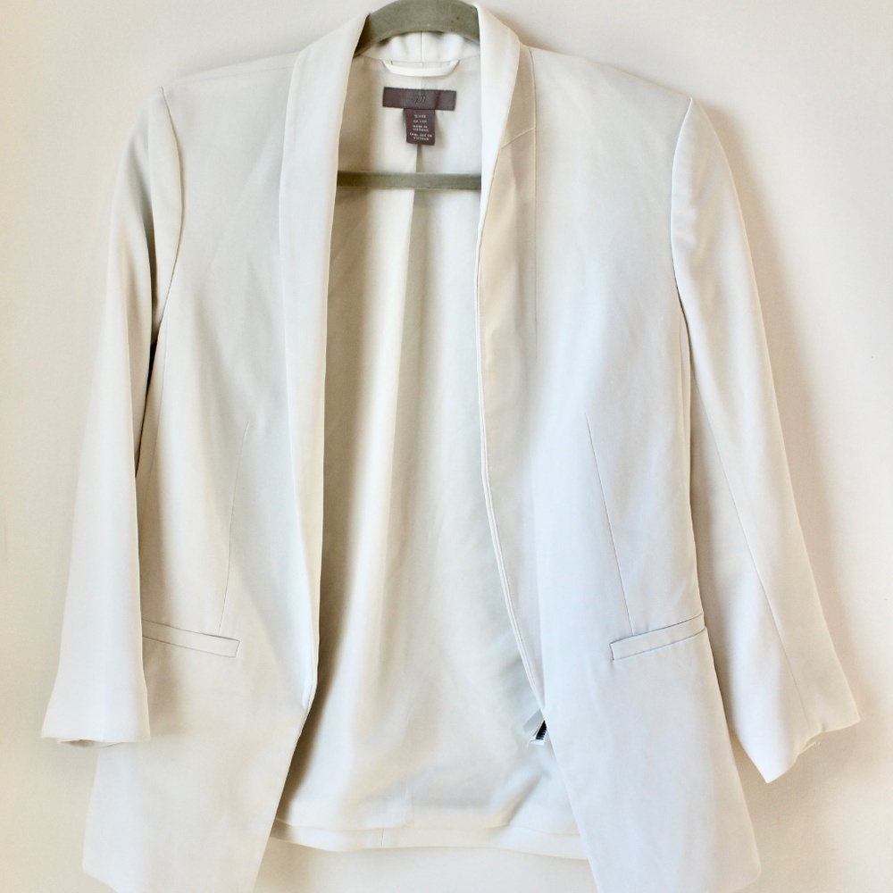women's white blazer by H&M